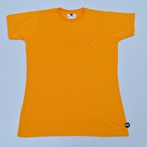 เสื้อยืดคอตตอนสีเหลืองปักโลโก้ ทรงยูนิเซ็กส์ แขนสั้น คอกลม สวมใส่สบายๆ สำหรับฤดูใบไม้ผลิและฤดูร้อน คุณภาพพรีเมียม ผ้าฝ้าย 100% เหมาะสำหรับกิจกรรมกลางแจ้ง - Product Image 6