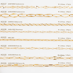 18K 14K 10K Pt Fashion <b>Jewelry</b> <b>Designed</b> Female 18K Solid Gold Chain Necklace Streetwear - Product Image 5