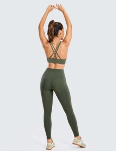 High Waist Leopard Women Yoga <b>Leggings</b> Breathable <b>Ankle</b>-<b>Length</b> Tummy Control Spandex/Polyester Athletic Activewear - Product Image 5