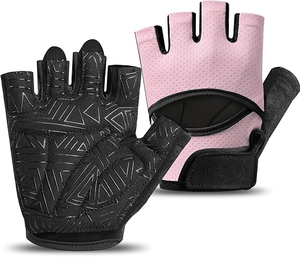 WeightLifting <b>Gloves</b> for Powerlifting Fitness Training Gym Workout Grip Support Durable Exercise <b>Gloves</b> - Product Image 1