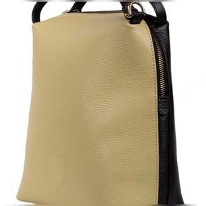 Sac à main en cuir bicolore de haute qualité pour femme, élégant beige et noir, sac fourre-tout de créateur, commande en gros disponible - Product Image 2