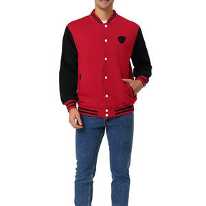 Chaqueta Premium Estilo Letterman de Béisbol, Mezcla de Algodón, Mangas Largas, Estilo Atlético y Elegante, Chaqueta de Invierno - Product Image 2