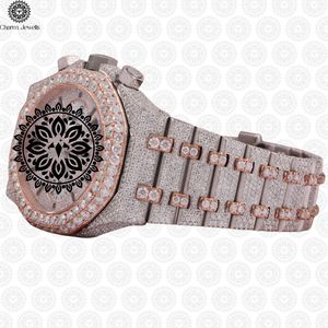 Charm Jewells Luxury Stainless Steel Chronograph <b>Watch</b> 40mm Dial Sapphire Crystal Analog <b>Mechanical</b> Auto Date 10 Bar Water - Product Image 5
