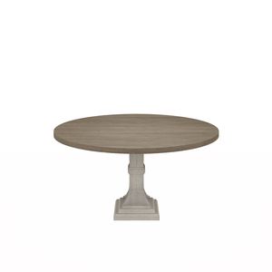 Set tavolo da pranzo rotondo Tannen da 59 pollici, 5 pezzi, bianco e grigio, per la sala da pranzo di casa - Product Image 5