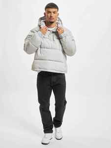 <b>Men's</b> Hooded Puffer <b>Jacket</b> <b>Half</b> <b>Zip</b> Solid Color Windproof Casual Winter Coat Polyester Wadding Thick Loose Fit Customized <b>Jacket</b> - Product Image 2