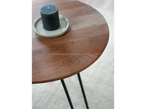 Juego de 2 Mesas Auxiliares Modernas de Madera Maciza |   Mesas Auxiliares para Café que Ahorran Espacio |   Mesas Auxiliares para Sala de Estar y Dormitorio, Últimos Modelos 2026 - Product Image 6