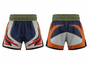 Shorts de Muay Thai personnalisés Pro Felt, équipement de boxe, combat, entraînement MMA, légers, confortables, logo brodé. - Product Image 5