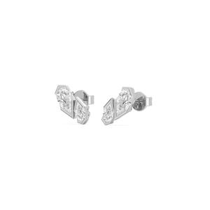 Modernos Pendientes de Diamantes Cultivados en Laboratorio con Corte en Escalones y Forma de Pera, con un Peso Total de Diamantes de 1.83 CTW, Fabricados en Oro Rosa de 9K, Adorno para Mujer - Product Image 2
