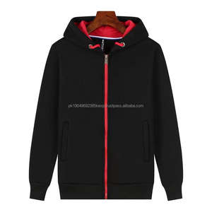 Vente de gros LOGO personnalisé Sweat-shirt en velours pour homme Sweat à capuche marron Sweat-shirt à manches longues - Product Image 1