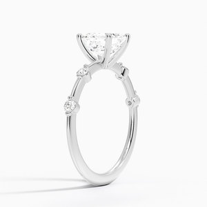 Anillo de Compromiso BOJ Ring 010 con Corte Asscher, Plata 925, Halo Oculto Aimee, Diamante de 2ct, Color D, VVS1, Moissanita, Certificado GRA - Product Image 2