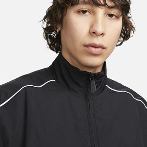 Ensemble de survêtement homme personnalisé éco-responsable en nylon pour l'hiver : veste coupe-vent et pantalon de jogging réfléchissant à manches longues - Product Image 4