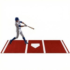 Tappetino da lancio per softball 3x1 metri con erba sintetica, attrezzatura per allenamento indoor e outdoor per la pratica del lancio, attrezzatura da softball - Product Image 3