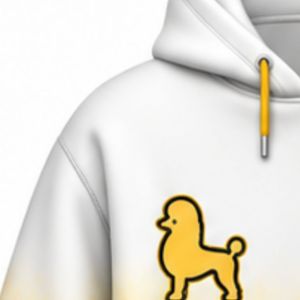 เสื้อฮู้ดโอเวอร์ไซส์สีขาวทองลายมัดย้อม Sigma Gamma Rho สำหรับผู้หญิง ลายกราฟิกสมาคมนักศึกษากรีก เสื้อพูลโอเวอร์ลำลองสตรีทแวร์แบบสั่งทำได้ - Product Image 3