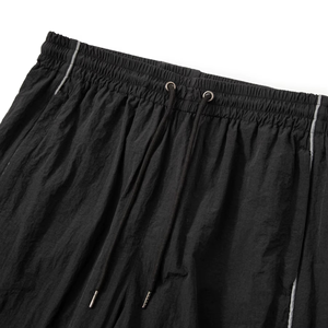 Ensemble de survêtement streetwear froissé coupe-vent personnalisé avec logo, 100 % polyester, deux pièces, respirant, pour hommes - Product Image 4