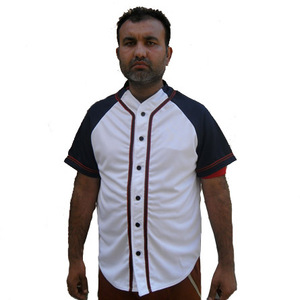 Maillot de baseball pour homme adulte, imprimé numérique, en tissu mesh polyester, antibactérien, séchage rapide, respirant, grande taille, anti-UV, entièrement imprimé à l'avant - Product Image 1