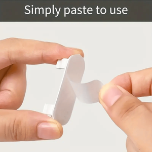 20 Pezzi Clip Adesivi Trasparenti per Gestione Cavi, Organizzatori per TV, PC, Ethernet, per Scrivania, Parete, Casa, Ufficio - Product Image 4