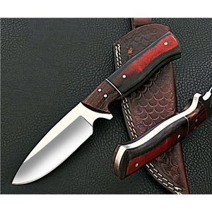 Cuchillo de caza de hoja fija de acero inoxidable Sizzco, hermoso mango de Micarta con regalo de madera para él, OEM personalizable - Product Image 1