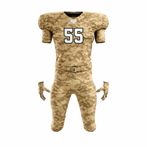 Uniforme de Fútbol Americano Personalizado OEM, Etiqueta Privada al por Mayor, Transpirable, de Secado Rápido, Manga Corta, Tallas Grandes, Camisetas y Pantalones para Equipos - Product Image 5