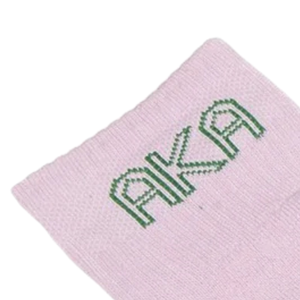 AKA Foldable <b>Socks</b> Pink Green White Cotton Blend Low Cut Soft Breathable Stretch Comfortable Casual Everyday Wear - Product Image 2