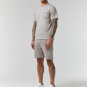 Ensemble d'été pour hommes grandes tailles BEHRAM INTERNATIONAL, best-seller, coupe ajustée, tissu en terry uni, 100% coton, respirant - Product Image 1