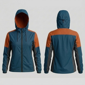 Lightweight <b>Women</b> <b>Windbreaker</b> Jacket Casual Outerwear <b>Women</b> <b>Windbreaker</b> Jacket Built With Wind Resistant Fabric Smooth Interior - Product Image 2