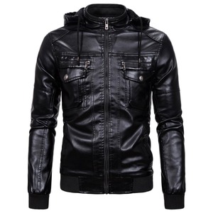 Veste en cuir pour homme, design personnalisé, vente en gros, haute qualité, veste en cuir tendance personnalisée - Product Image 3