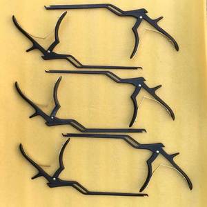 Juego de 6 piezas de rongeurs óseos tipo bayoneta Kerrison de Azicon, de acero inoxidable, para cirugía de columna, laminectomía, descompresión, pinzas perforadoras - Product Image 2