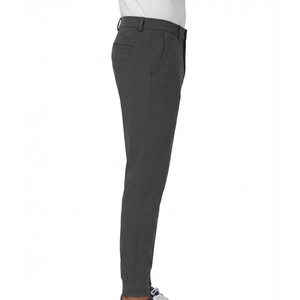 Pantalones de Golf Casuales Negros para Hombre, Cierre de Botones, Tela de Poliéster Transpirable, Estilo Jogger, Diseño Personalizado Ligero - Product Image 3