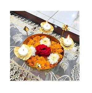 Urli Pulido al por Mayor para Regalo de Diwali, Bolsa de Regalo Corporativa, Regalo de Inauguración de Casa, Urli con Flores, Regalo de Boda - Product Image 2