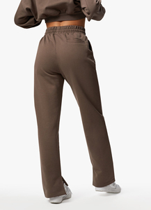 Ensemble survêtement femme crop top à capuche et pantalon de jogging, coupe courte à épaules tombantes, fabriqué au Pakistan, haute qualité - Product Image 5