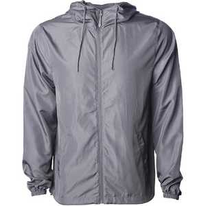 Veste coupe-vent zippée de haute qualité pour homme, imperméable et coupe-vent, légère, avec capuche, pour activités de plein air - Product Image 1