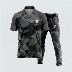 T-Stitch Lab Unisex Sublimated Geometric Print for Shirt <b>Pants</b> Set Elastic Waist Anti-Bacterial Eco-Friendly Quick Dry - Product Image 4