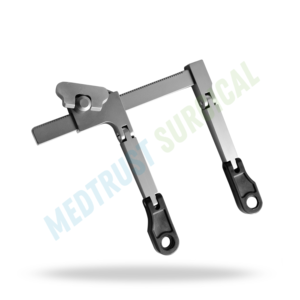 Marco Retractor Transversal con Conector PEEK de 120 mm, Instrumento Neuroquirúrgico, Sistema de Retracción para Cirugía de Columna Vertebral - Product Image 4