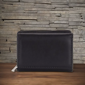 Custom Men's Leather <b>Wallet</b> Handmade Vintage Business Luxury Slim Travel Holder Open Closure <b>Wallet</b> <b>RFID</b> Leather Deluxe <b>Wallet</b> - Product Image 1