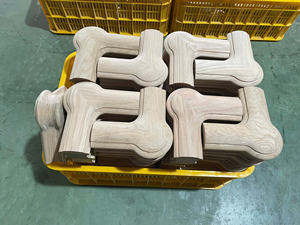 Barandilla de Madera Maciza de Roble Blanco Moderna y Minimalista con Tapa de 90 Grados para Escaleras Tradicionales - Product Image 3