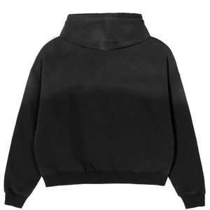 2026 Sweat à capuche oversize unisexe, style streetwear, effet délavé soleil, 100% coton molletonné de haute qualité, à épaules tombantes, effet vieilli - Product Image 3