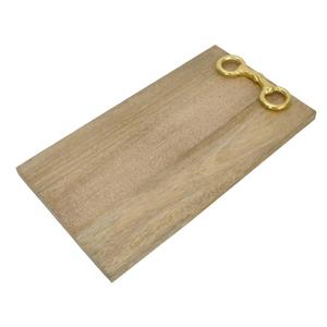 Tabla de cortar de madera hecha a mano, tabla de cortar gruesa de madera personalizada, antideslizante, artículos para encimera de cocina - Product Image 1