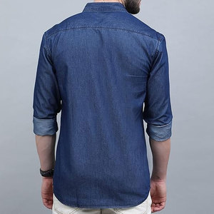 Comfortable <b>Jeans</b> Shirt With <b>Soft</b> Fabric And Flexible Fit For Daily Wear Premium <b>Jeans</b> Shirt - Product Image 4