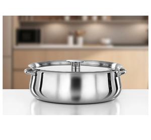 Casserole en acier inoxydable, design élégant et de qualité supérieure, pour réchauffer et servir les aliments, design luxueux de la meilleure qualité - Product Image 4