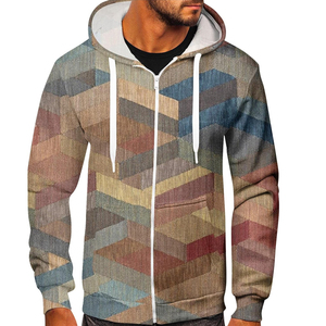 Sudaderas con capucha sublimadas para hombre, sudadera con capucha unisex de corte regular, sudadera con capucha informal de poliéster tejido, sudaderas con capucha sublimadas para hombre - Product Image 4