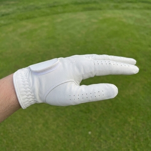 Gant de golf personnalisé en cuir Cabretta respirant, perforé, à adhérence souple, fermeture auto-agrippante, fabricant OEM ODM - Product Image 3