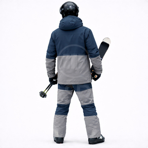 Combinaison de ski Polartec sur mesure OEM la plus vendue, grande taille, vêtements de snowboard d'hiver, imperméable, coupe-vent, respirant, écologique - Product Image 2