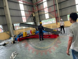 เครื่องพับเหล็ก CHG-01 chiho ใช้สำหรับดัดเหล็กเป็นกลุ่มขนาดใหญ่สำหรับโรงงานร้านวัสดุก่อสร้าง - Product Image 4