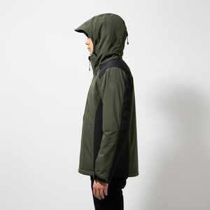 Vêtements de sport pour hommes de qualité supérieure, coupe-vent léger en polyester/nylon, imperméable, réfléchissant, à fermeture éclair, avec capuche - Product Image 4