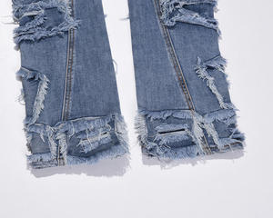 OARH INT INDUSTRY 2026 Exclusivos Jeans Rectos de Cintura Media para Hombre, Lavados, Transpirables, Ecológicos, de Secado Rápido, Corte Regular, 100% - Product Image 3
