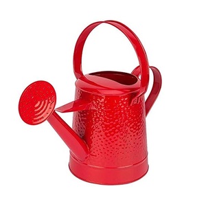 Arrosoir en métal rose pour le jardinage, finition peinte durable, utilisation en extérieur, arrosoir en métal galvanisé de luxe - Product Image 2