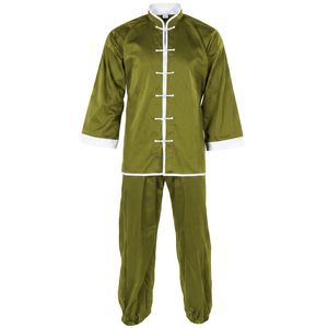 Uniformes de Kung Fu de Primera Calidad en Color Sólido, Todas las Tallas, Ropa Deportiva, Fabricación de Alta Calidad, Servicio OEM - Product Image 1