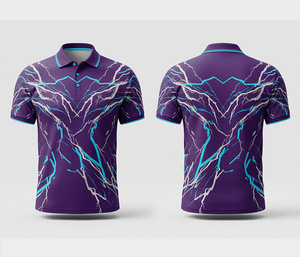 Full Sublimation Polo Shirt – High Performance Athletic Wear for Men Women Youth Quick-Dry Dry-Fit Active Polo - Product Image 2