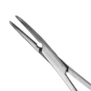 Pinces à moustiques Halstead droites dentelées 12 cm en acier inoxydable, instrument chirurgical hémostatique manuel réutilisable - Product Image 2
