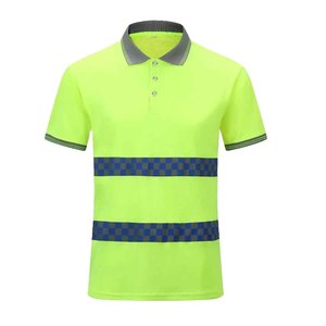 เสื้อโปโลสะท้อนแสงขายส่งปี 2026 ชุดทำงานผู้ชายสำหรับงานก่อสร้าง โลโก้และขนาดสั่งทำได้ สวมใส่สบาย ป้องกันภัย ปลอดภัย - Product Image 1